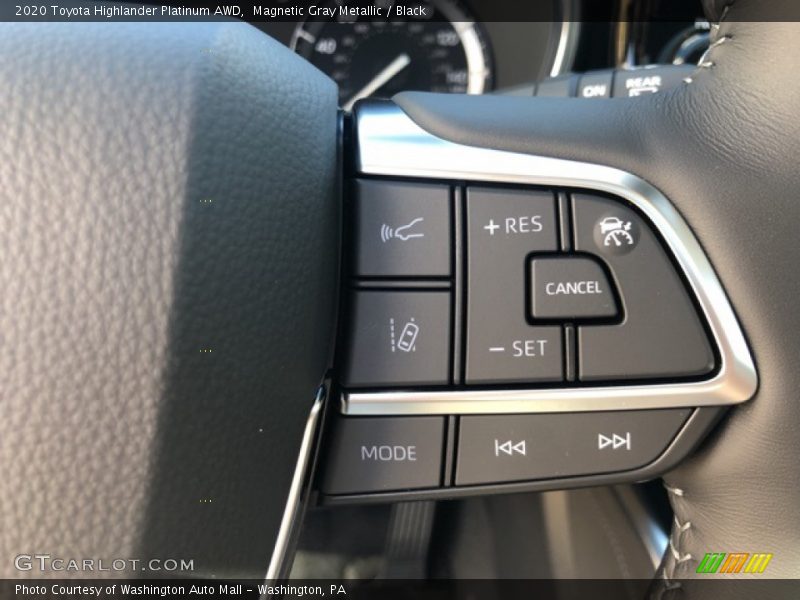 Magnetic Gray Metallic / Black 2020 Toyota Highlander Platinum AWD