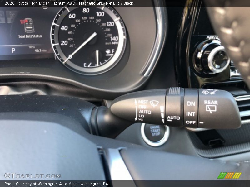 Magnetic Gray Metallic / Black 2020 Toyota Highlander Platinum AWD