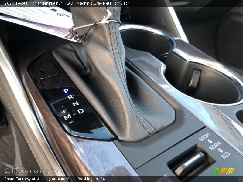 Magnetic Gray Metallic / Black 2020 Toyota Highlander Platinum AWD
