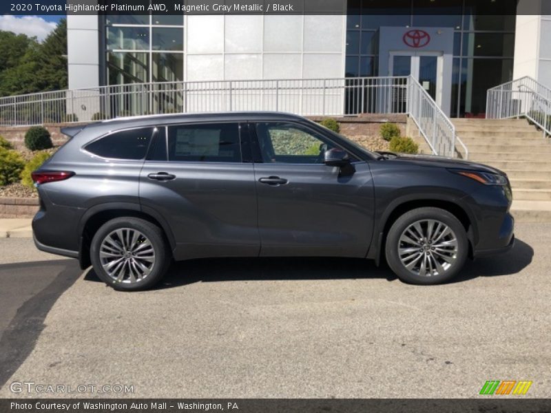 Magnetic Gray Metallic / Black 2020 Toyota Highlander Platinum AWD