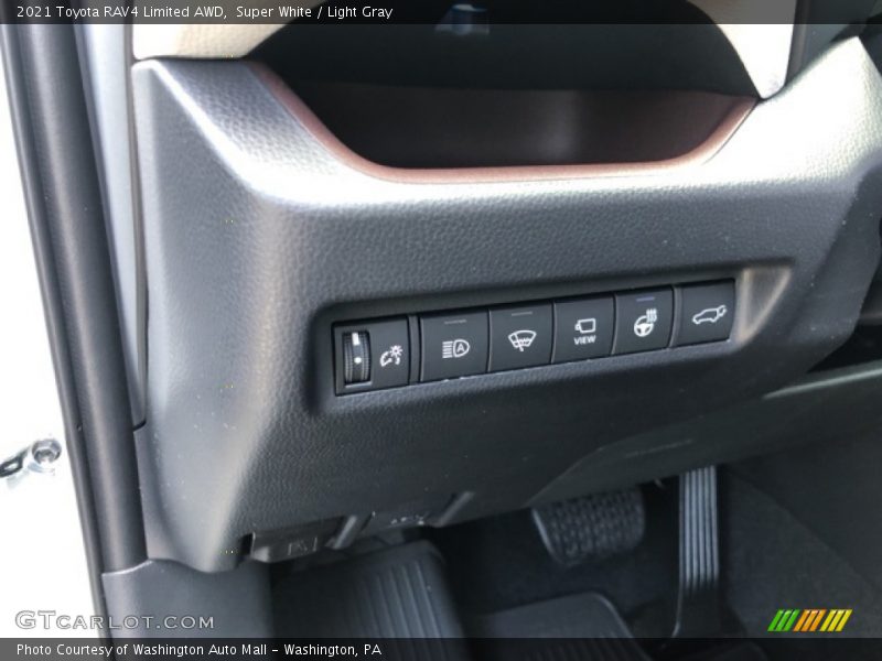 Super White / Light Gray 2021 Toyota RAV4 Limited AWD