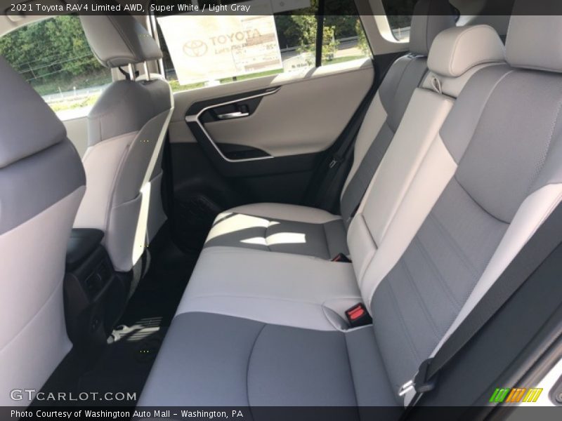 Super White / Light Gray 2021 Toyota RAV4 Limited AWD