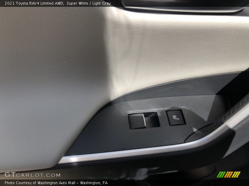 Super White / Light Gray 2021 Toyota RAV4 Limited AWD
