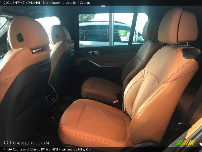 Black Sapphire Metallic / Cognac 2021 BMW X7 xDrive40i