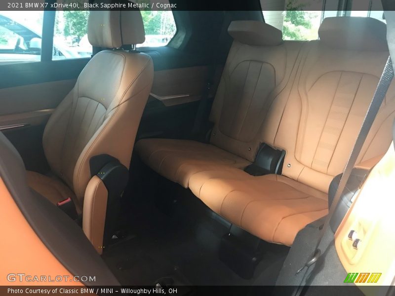 Black Sapphire Metallic / Cognac 2021 BMW X7 xDrive40i