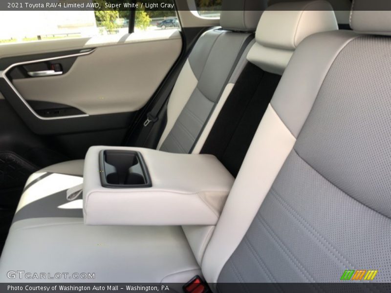 Super White / Light Gray 2021 Toyota RAV4 Limited AWD