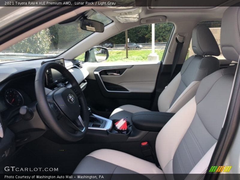 Lunar Rock / Light Gray 2021 Toyota RAV4 XLE Premium AWD