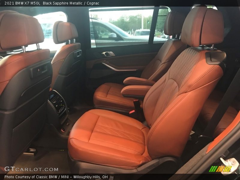 Black Sapphire Metallic / Cognac 2021 BMW X7 M50i