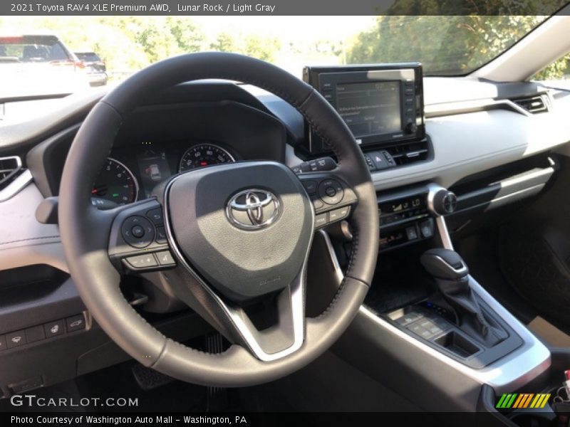 Lunar Rock / Light Gray 2021 Toyota RAV4 XLE Premium AWD