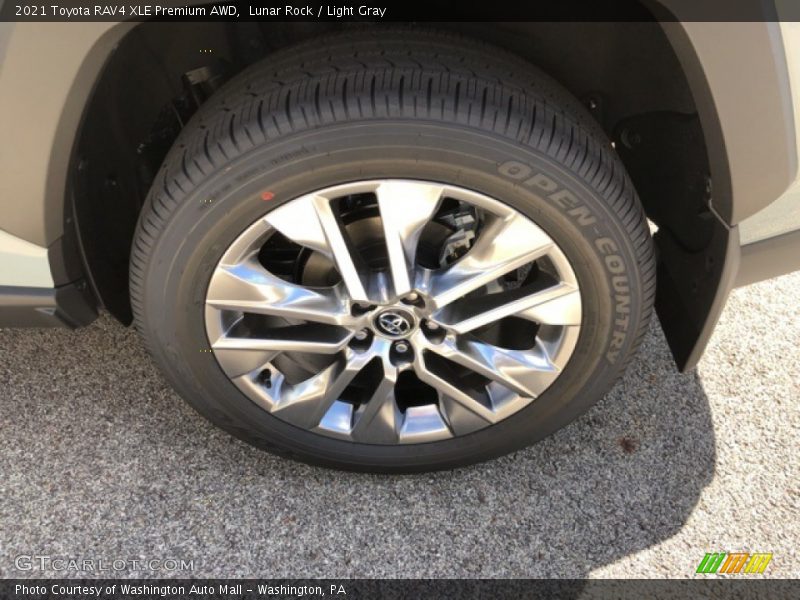 Lunar Rock / Light Gray 2021 Toyota RAV4 XLE Premium AWD