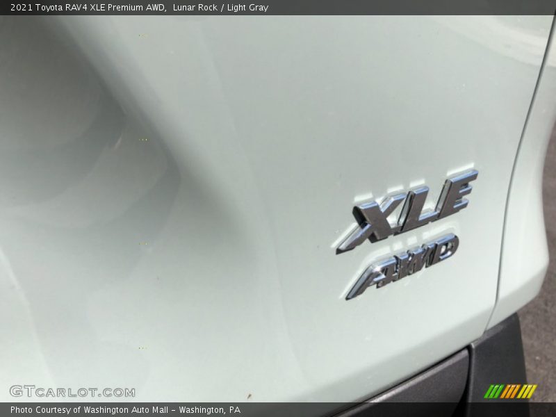 Lunar Rock / Light Gray 2021 Toyota RAV4 XLE Premium AWD