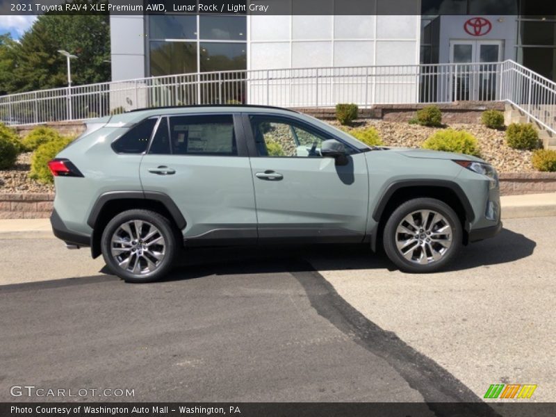 Lunar Rock / Light Gray 2021 Toyota RAV4 XLE Premium AWD