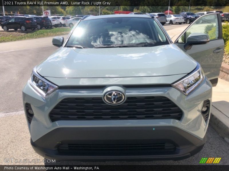 Lunar Rock / Light Gray 2021 Toyota RAV4 XLE Premium AWD