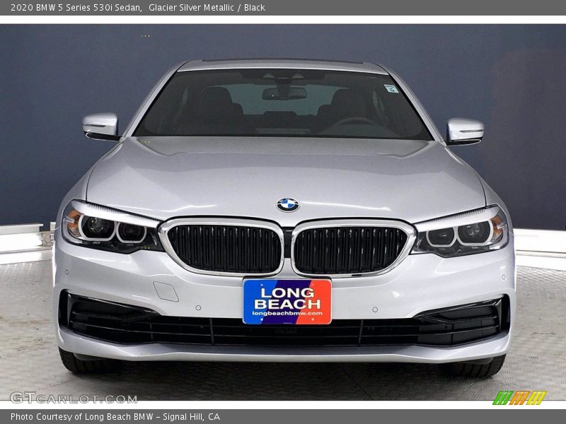 Glacier Silver Metallic / Black 2020 BMW 5 Series 530i Sedan