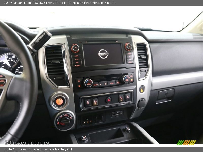 Controls of 2019 Titan PRO 4X Crew Cab 4x4