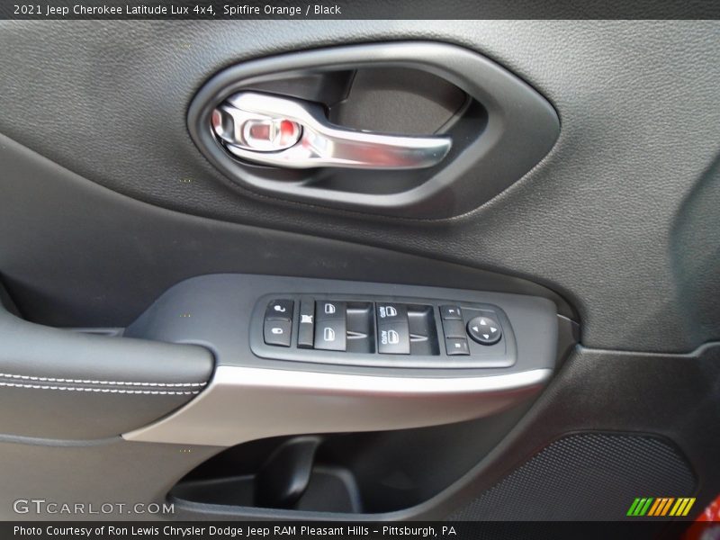 Spitfire Orange / Black 2021 Jeep Cherokee Latitude Lux 4x4