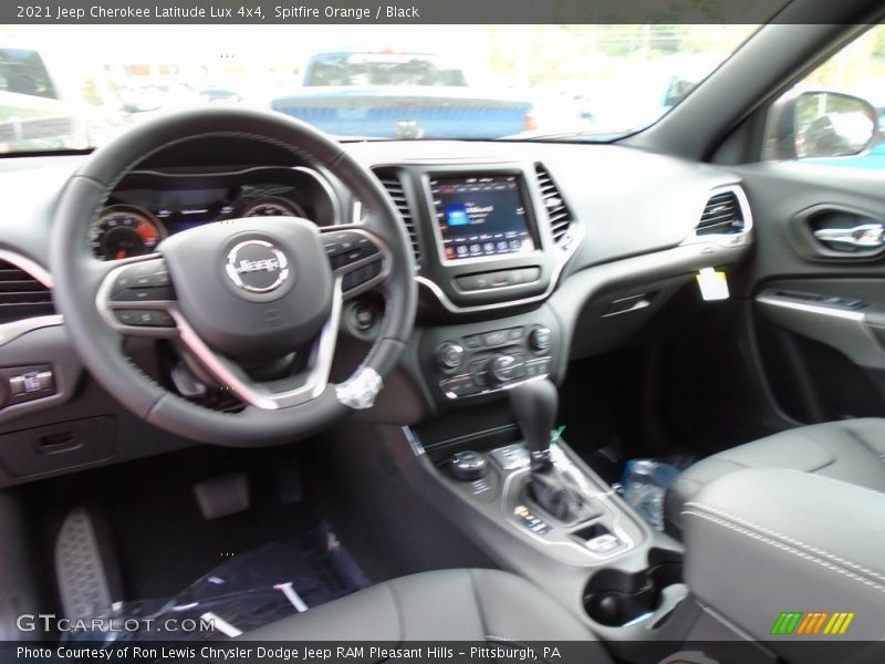 Spitfire Orange / Black 2021 Jeep Cherokee Latitude Lux 4x4