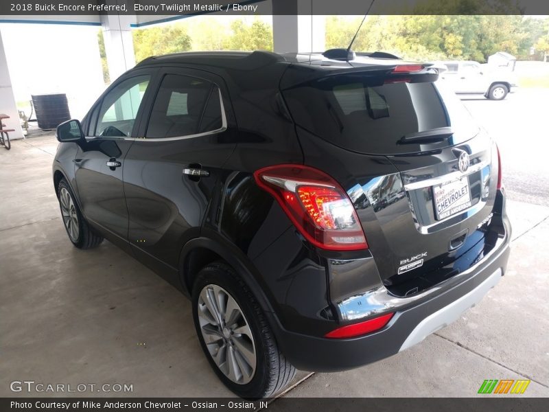 Ebony Twilight Metallic / Ebony 2018 Buick Encore Preferred