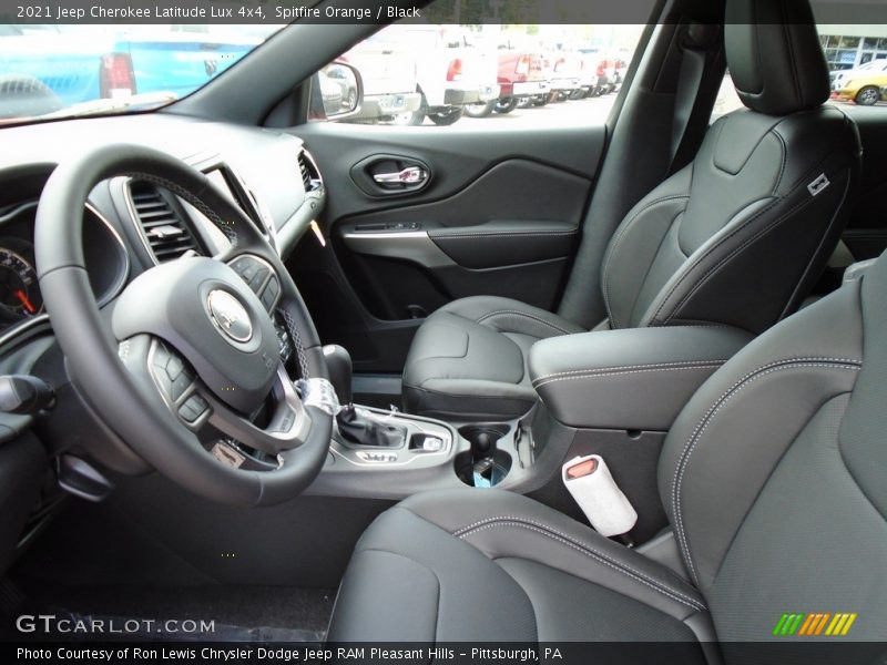 Spitfire Orange / Black 2021 Jeep Cherokee Latitude Lux 4x4
