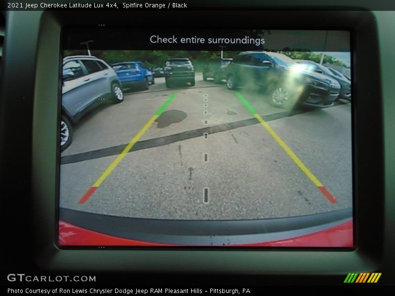 Spitfire Orange / Black 2021 Jeep Cherokee Latitude Lux 4x4