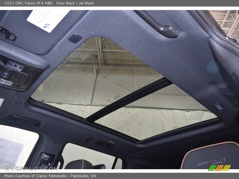 Sunroof of 2021 Yukon AT4 4WD