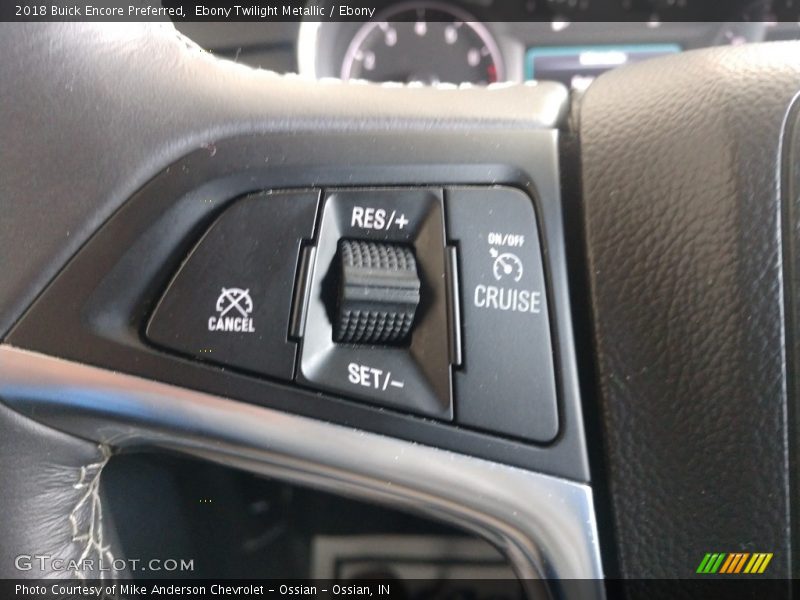 Ebony Twilight Metallic / Ebony 2018 Buick Encore Preferred