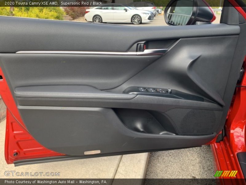 Supersonic Red / Black 2020 Toyota Camry XSE AWD
