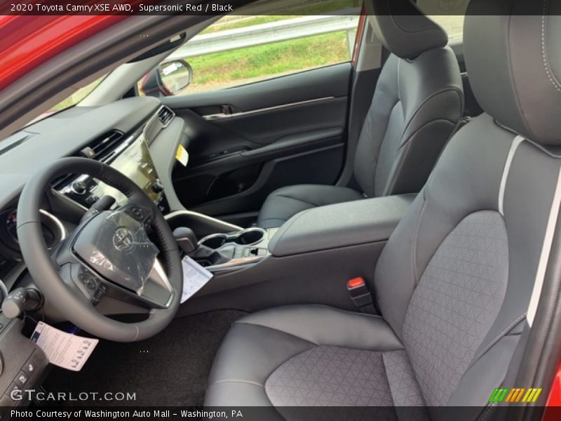 Supersonic Red / Black 2020 Toyota Camry XSE AWD