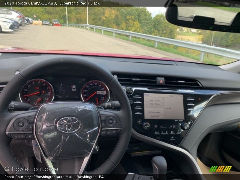 Supersonic Red / Black 2020 Toyota Camry XSE AWD