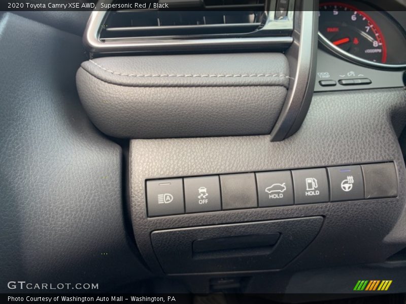 Supersonic Red / Black 2020 Toyota Camry XSE AWD