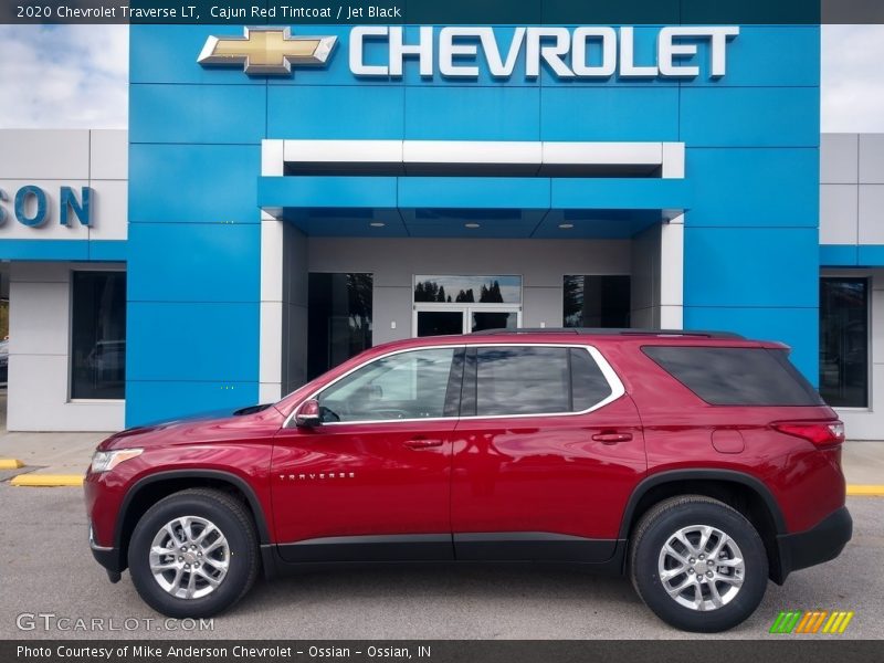 Cajun Red Tintcoat / Jet Black 2020 Chevrolet Traverse LT