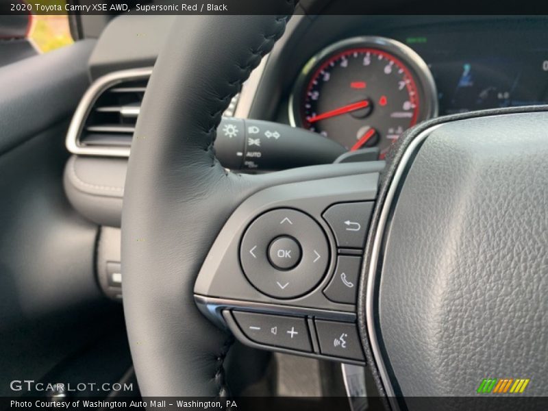 Supersonic Red / Black 2020 Toyota Camry XSE AWD
