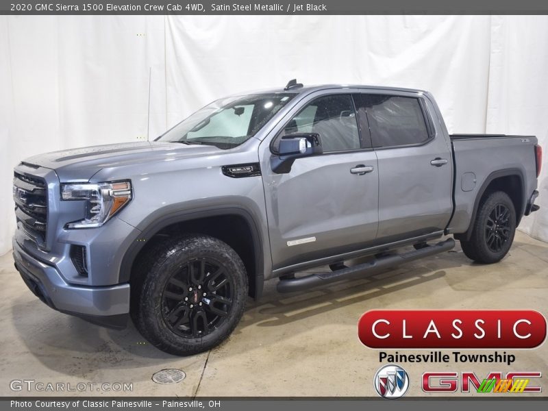 Satin Steel Metallic / Jet Black 2020 GMC Sierra 1500 Elevation Crew Cab 4WD
