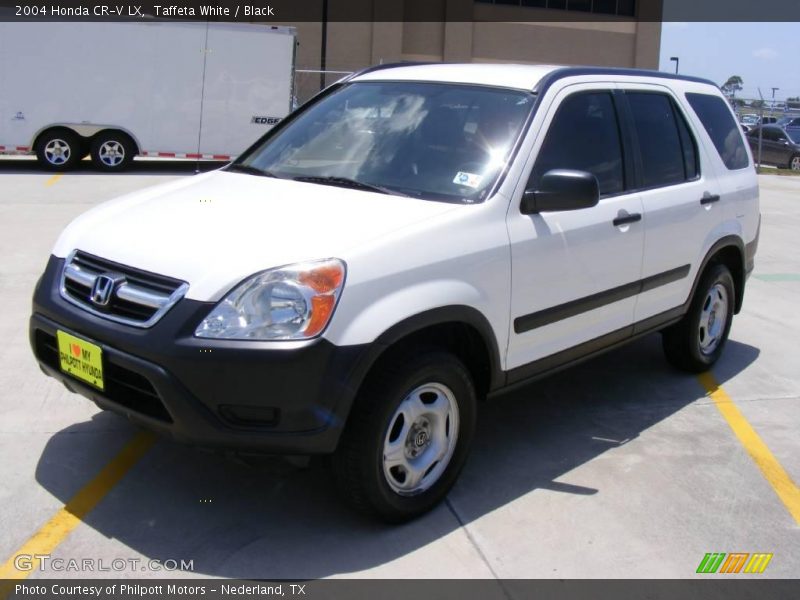 Taffeta White / Black 2004 Honda CR-V LX