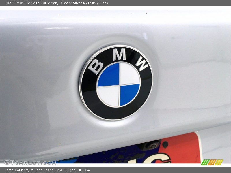 Glacier Silver Metallic / Black 2020 BMW 5 Series 530i Sedan