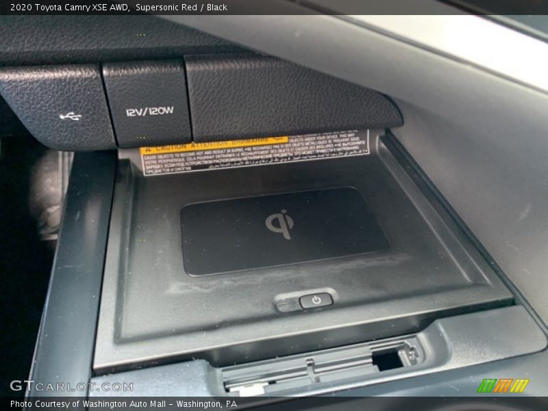 Supersonic Red / Black 2020 Toyota Camry XSE AWD