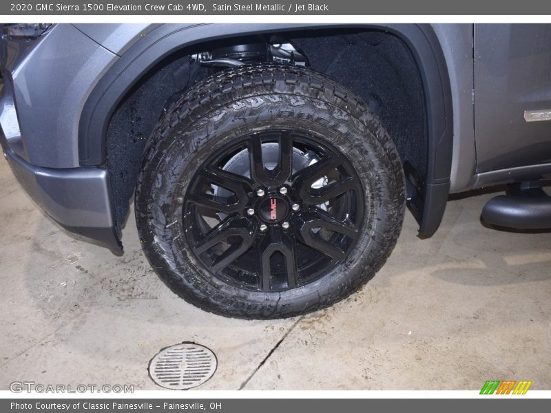 Satin Steel Metallic / Jet Black 2020 GMC Sierra 1500 Elevation Crew Cab 4WD