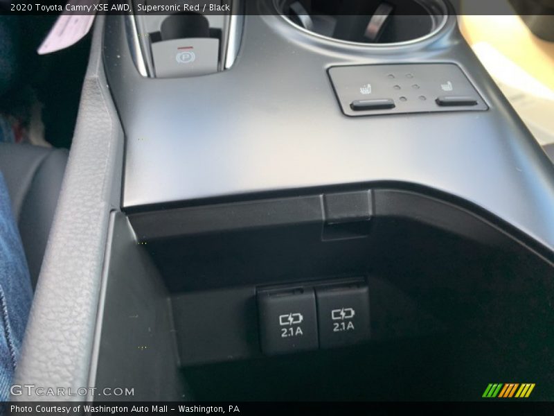 Supersonic Red / Black 2020 Toyota Camry XSE AWD