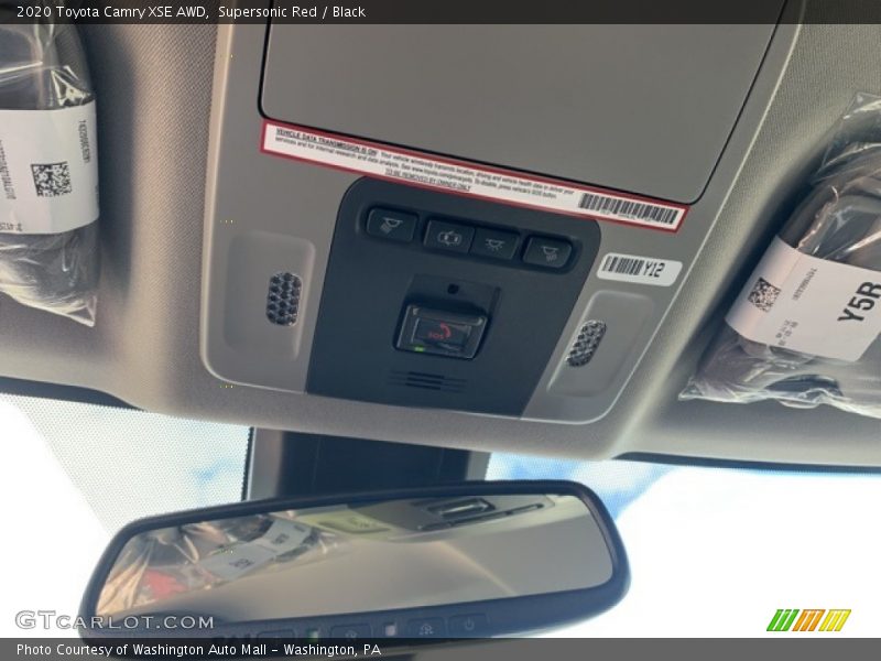 Supersonic Red / Black 2020 Toyota Camry XSE AWD