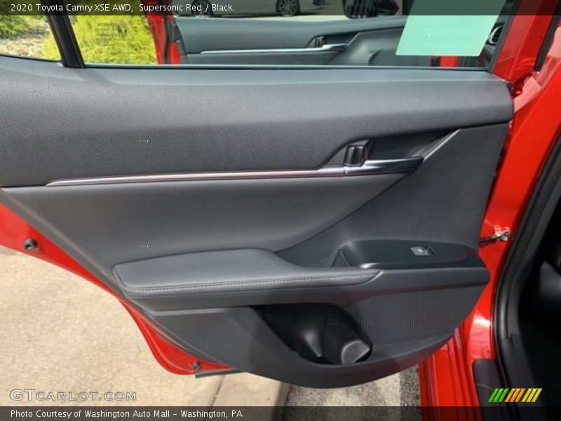 Supersonic Red / Black 2020 Toyota Camry XSE AWD