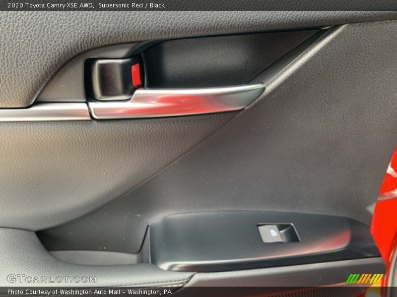Supersonic Red / Black 2020 Toyota Camry XSE AWD