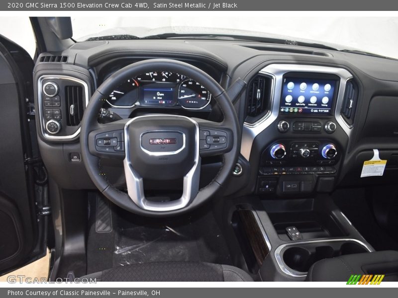 Satin Steel Metallic / Jet Black 2020 GMC Sierra 1500 Elevation Crew Cab 4WD