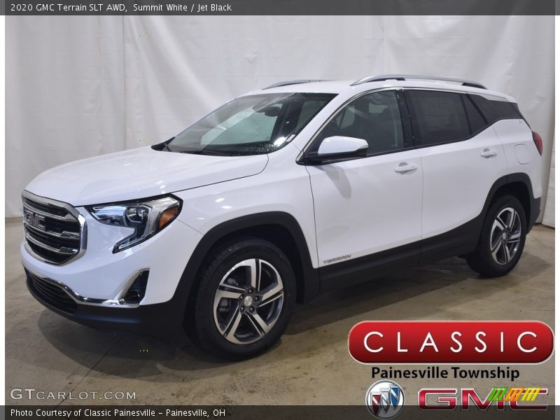 Summit White / Jet Black 2020 GMC Terrain SLT AWD