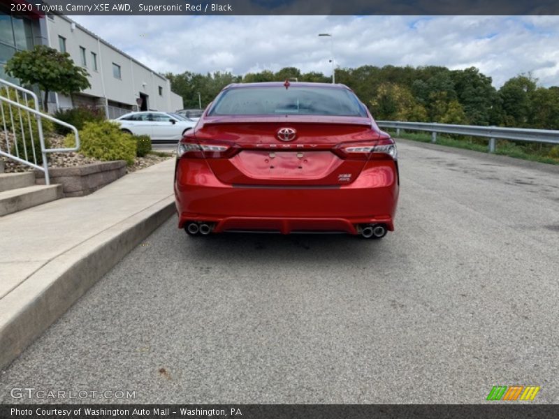 Supersonic Red / Black 2020 Toyota Camry XSE AWD