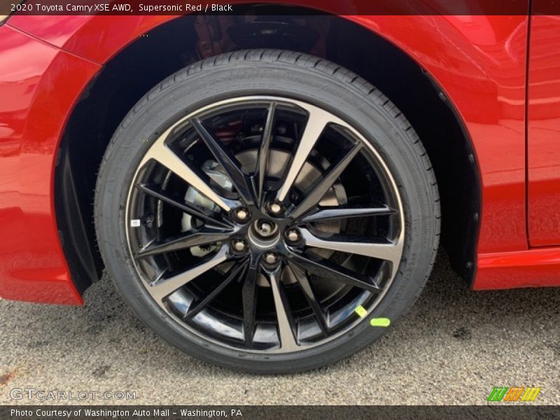 Supersonic Red / Black 2020 Toyota Camry XSE AWD