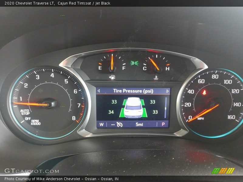  2020 Traverse LT LT Gauges