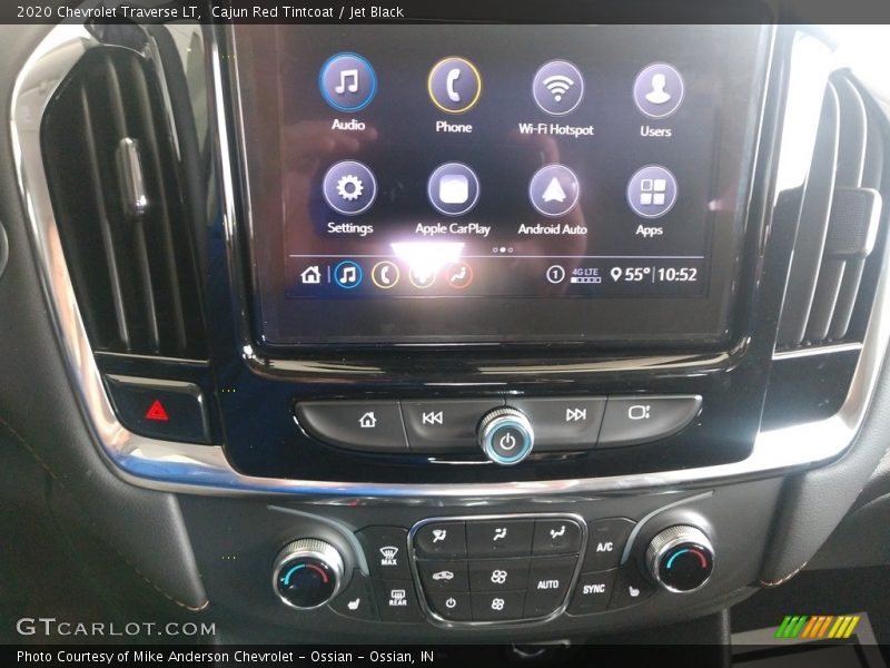 Cajun Red Tintcoat / Jet Black 2020 Chevrolet Traverse LT