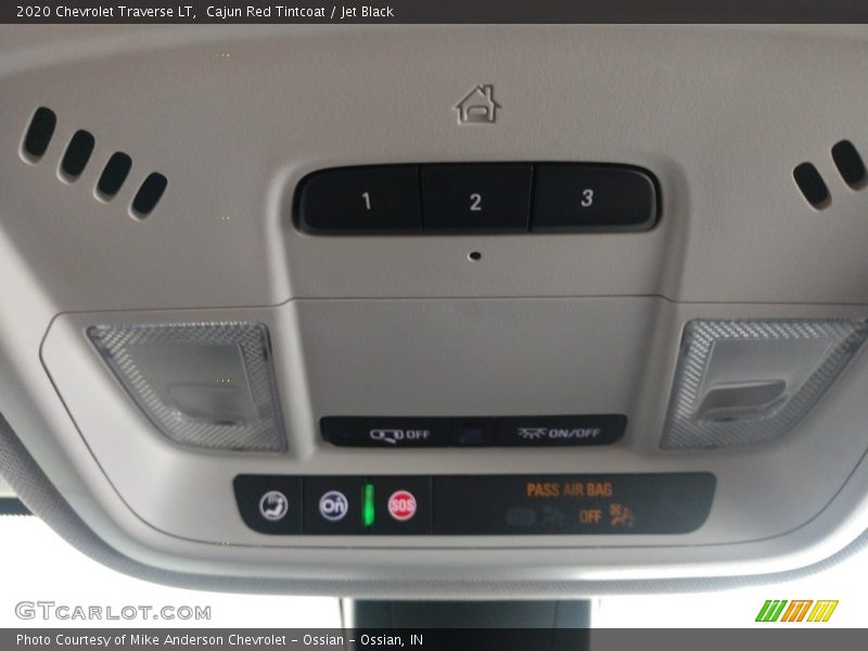 Cajun Red Tintcoat / Jet Black 2020 Chevrolet Traverse LT