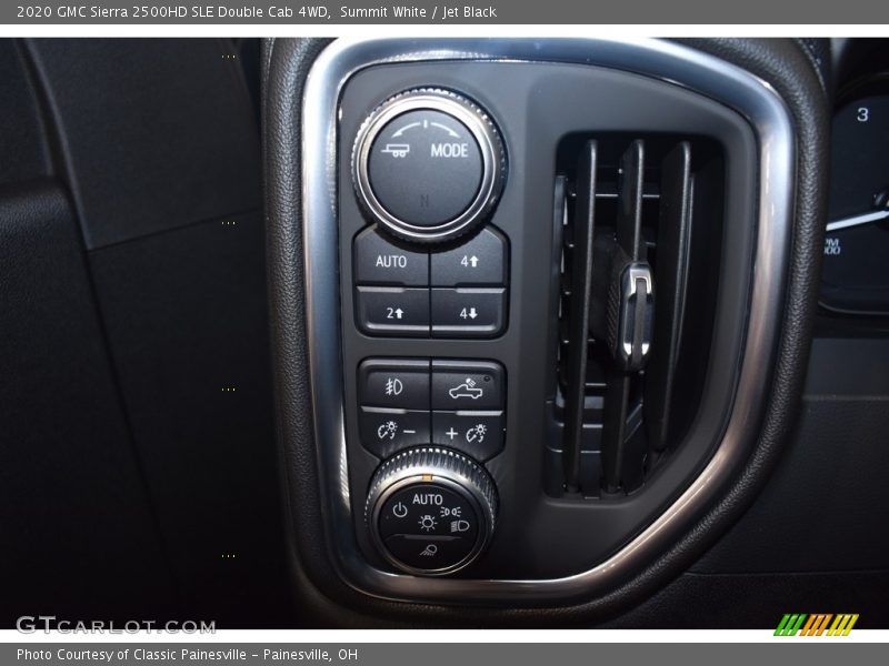Summit White / Jet Black 2020 GMC Sierra 2500HD SLE Double Cab 4WD