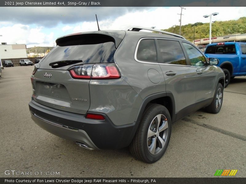 Sting-Gray / Black 2021 Jeep Cherokee Limited 4x4